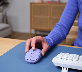 Trust YVI+ Muilti-device fialová tři tlačítka